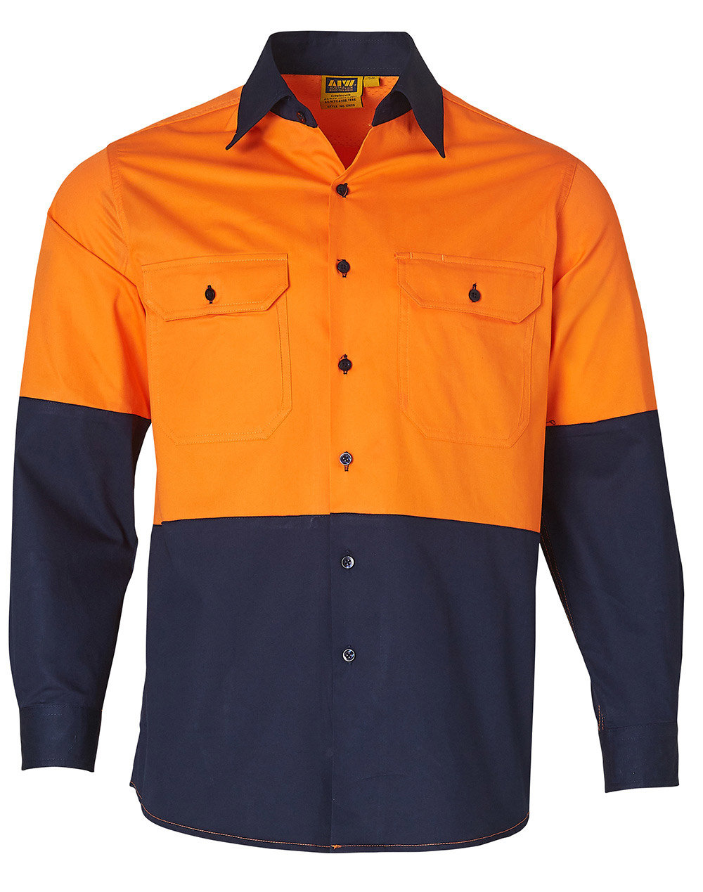 Orange/Navy