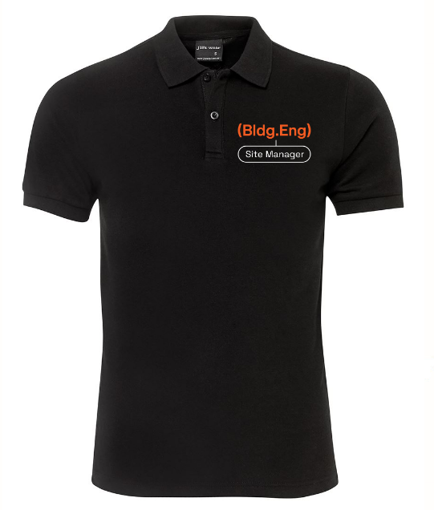 Picture of Black Site Manager Polo